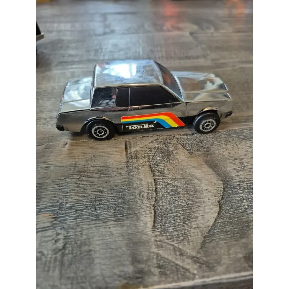 Vintage Tonka Lot of 3 Vehicles Van/Truck Car F1 Racer Black Rainbow Toy READ